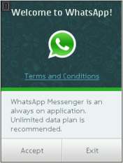When Installing Whatsapp Notifiacation Cant Work In My Asha 206
